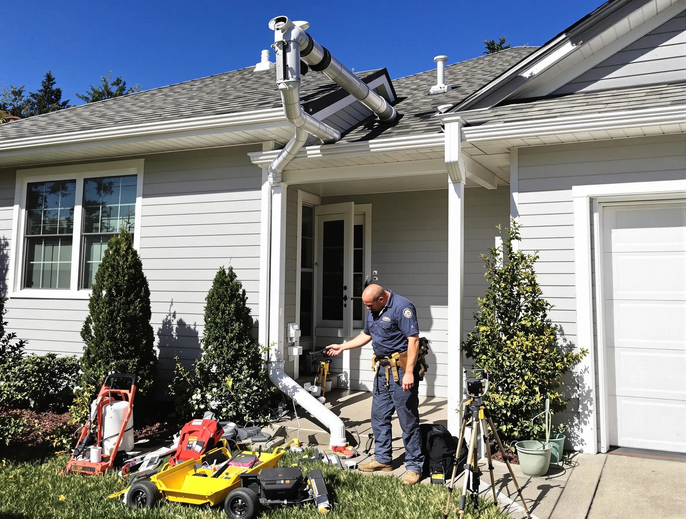 Downspout Repair in Kent